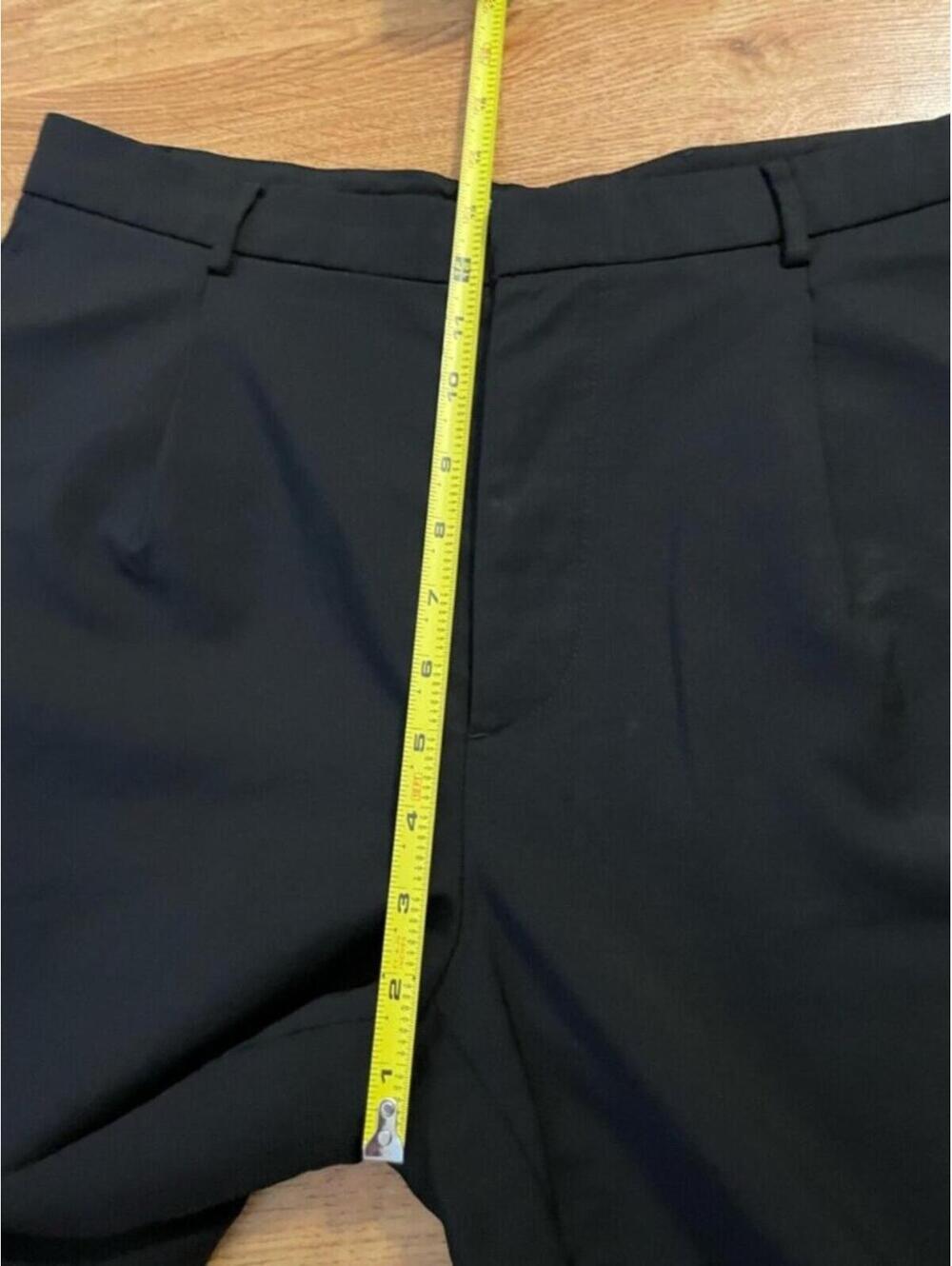Prada Black Technical Jogger Pants Logo Ankle Strap Size 46 US 10/12 - Picture 12 of 15